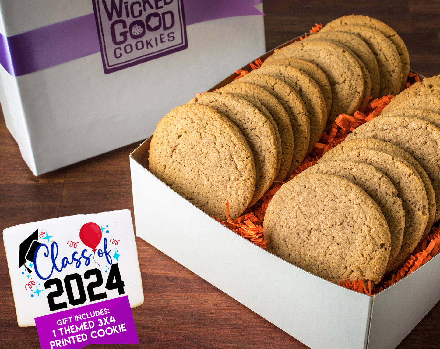 Graduation Snickerdoodle Cookie Gift Box