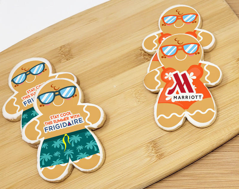 Summer Beach Goers Logo Sugar Cookies