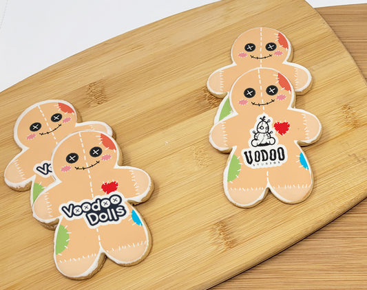 Voodoo Doll Logo Sugar Cookies