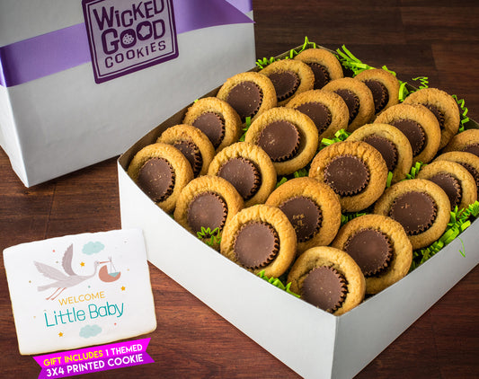 New Baby Peanut Butter Puddles Cookie Gift Box