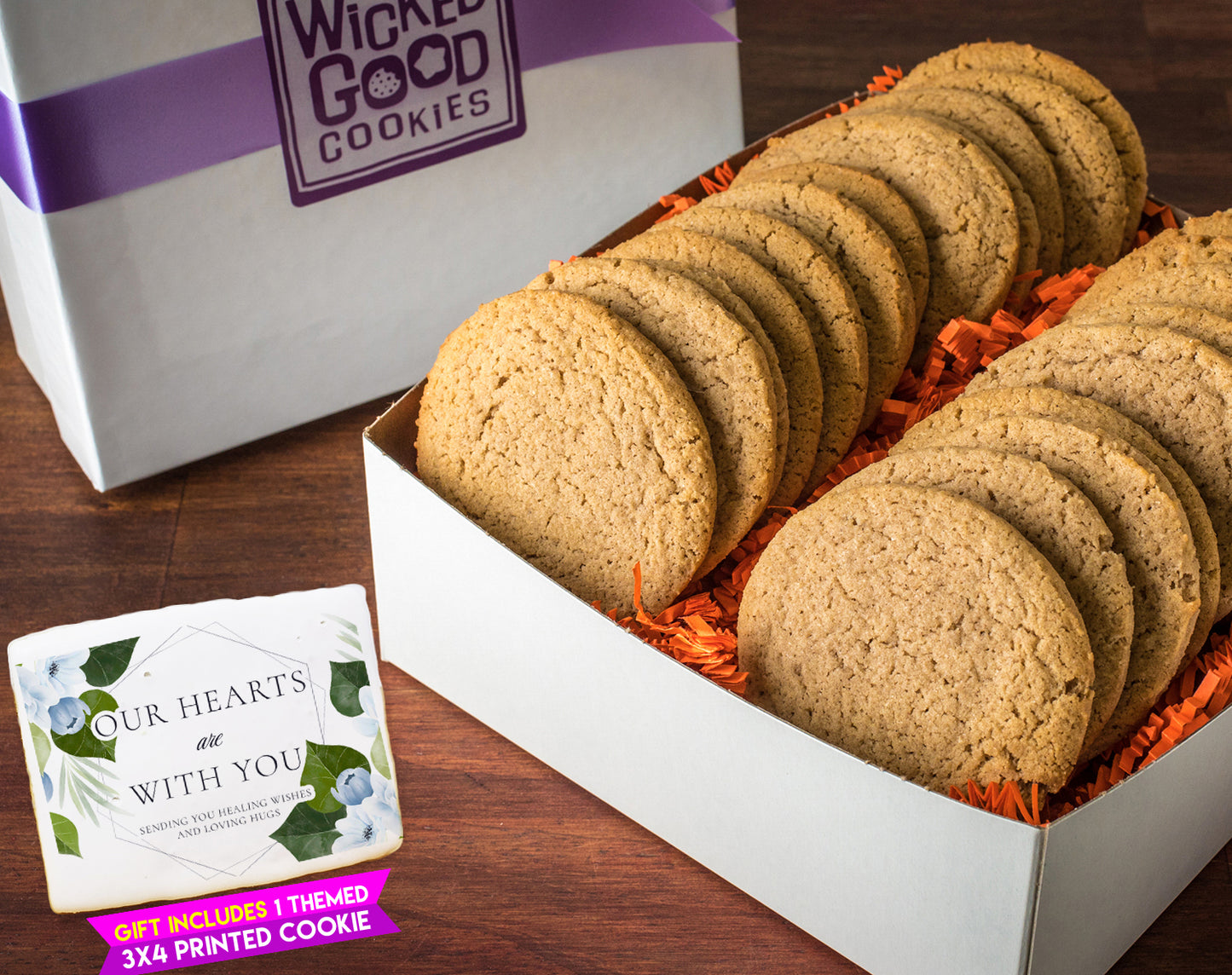 Sympathy Snickerdoodle Cookie Gift Box