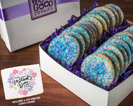 Mother's Day Sugar Sprinkle Cookie Gift Box