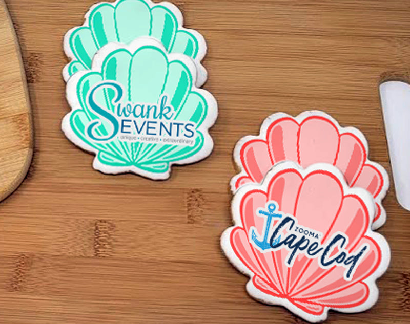 Seashell Logo Sugar Cookies