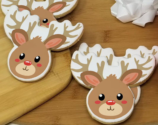 Reindeer Sugar Cookies