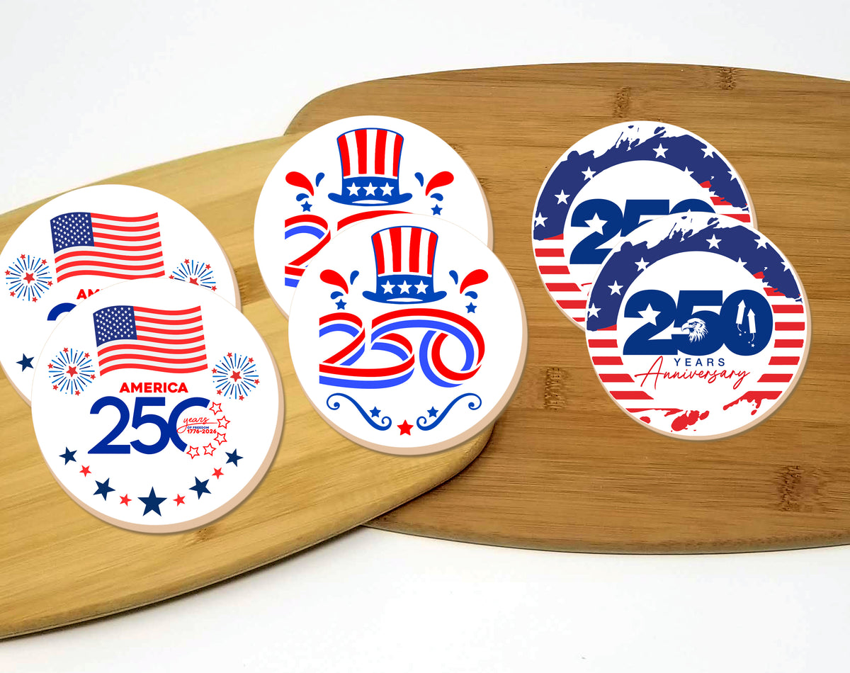 4th of July Round Sugar Cookie