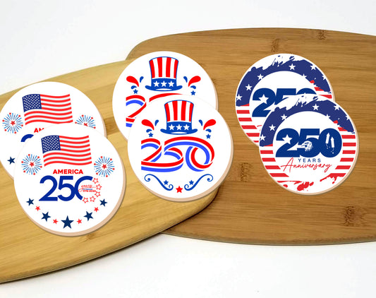 4th of July Round Sugar Cookie