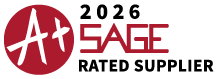 SAGE 2026 A+ RATED SUPPLIER