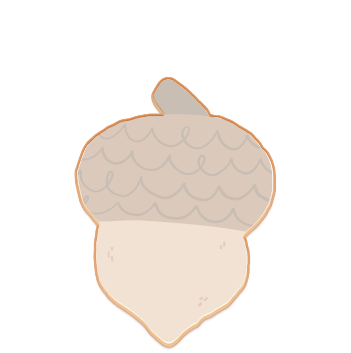 Acorn Logo Cookies