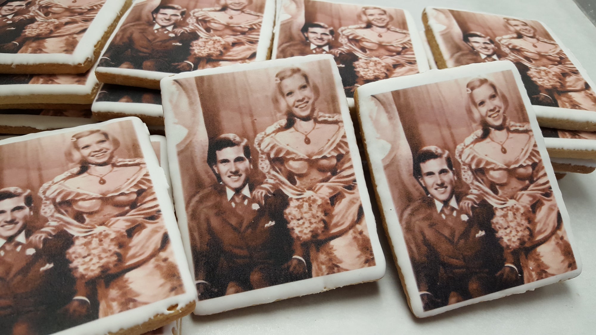 Rectangle Custom Photo Sugar Cookies