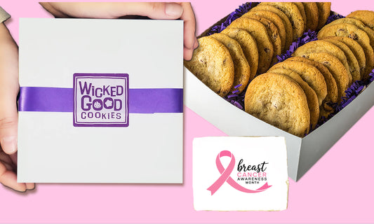 Breast Cancer Month Chocolate Chip Cookie Gift
