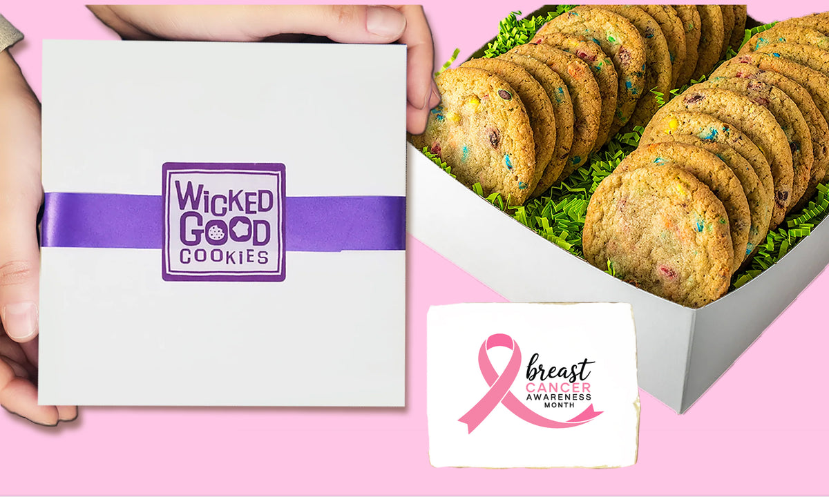 Breast Cancer Month M&M Munch Cookie Gift