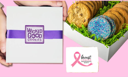 Breast Cancer Month Nut Free Cookie Gift