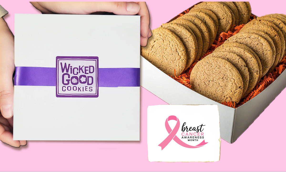 Breast Cancer Month Snickerdoodle Cookie Gift