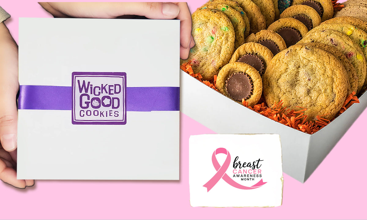 Breast Cancer Month Variety Cookie Gift