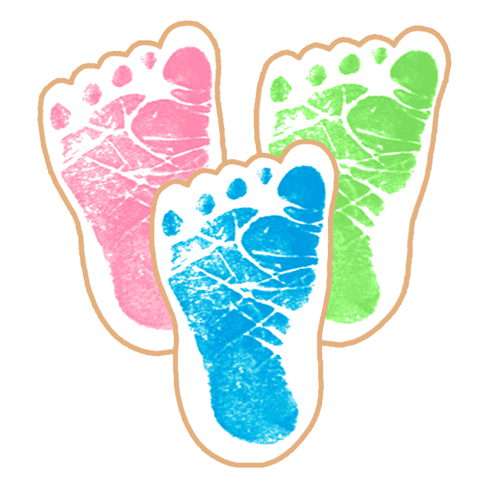 Baby Foot Cookies