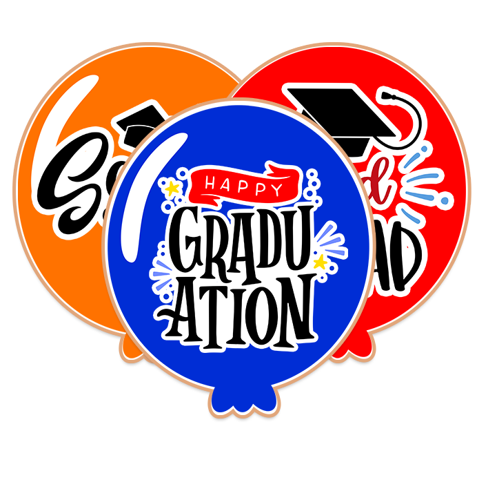 Graduation Balloon Cookies