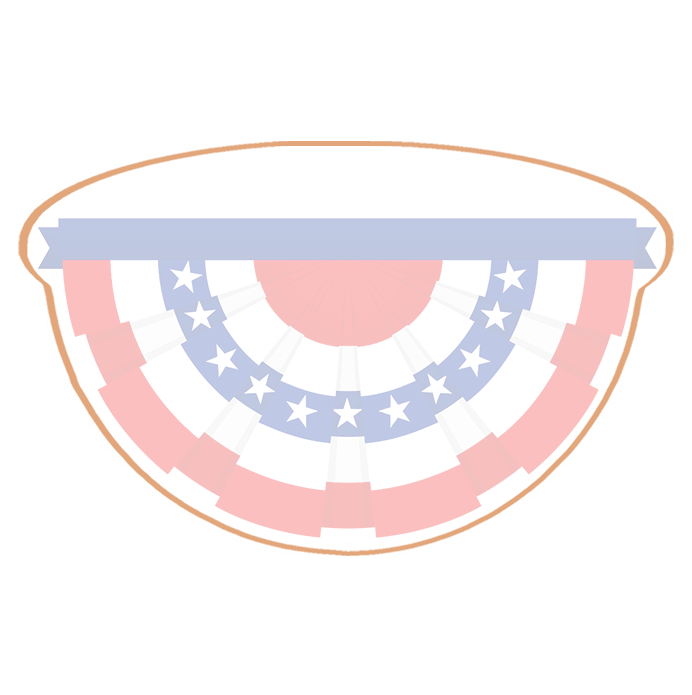 Banner Flag Cookies