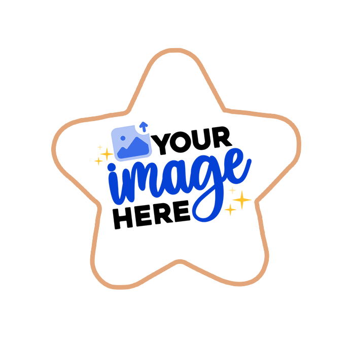 Birthday Star Photo Cookies