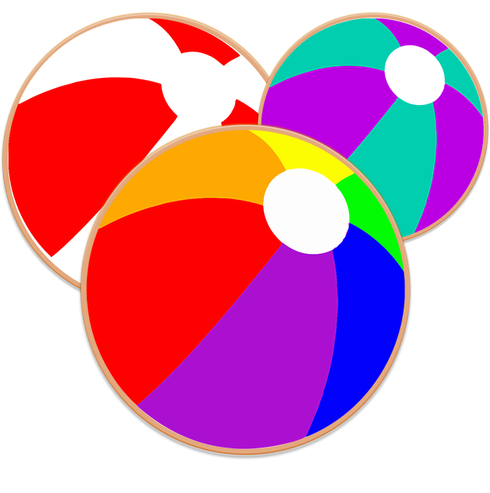 Beach Ball Cookies