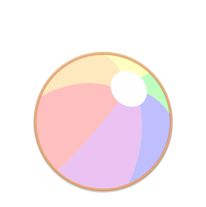 Beach Ball Cookies