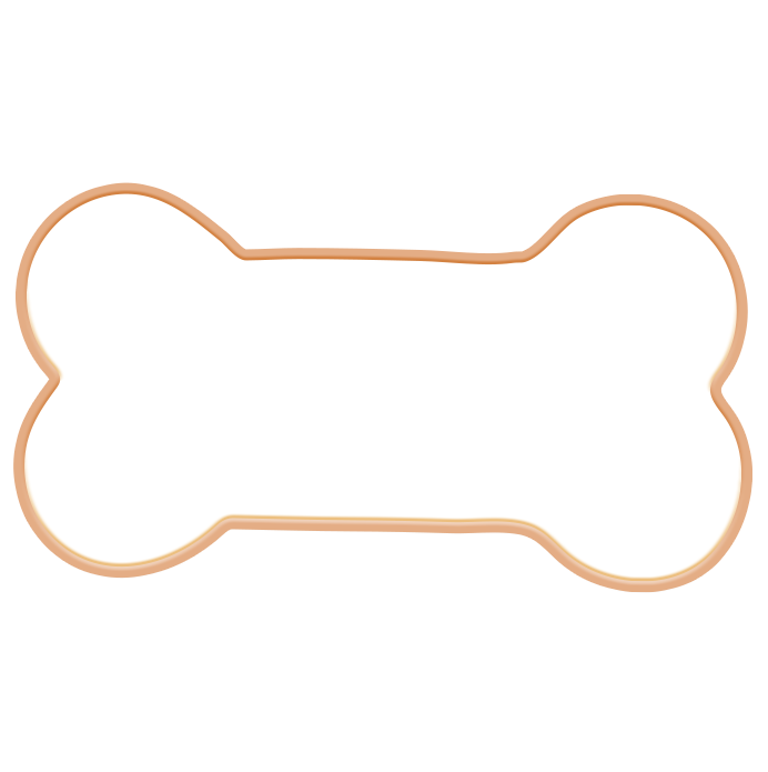 Dog Bone Logo Cookies