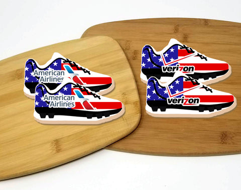 USA Soccer Boot Logo Cookies