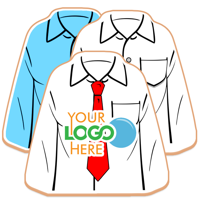 Business Shirt Logo Cookies