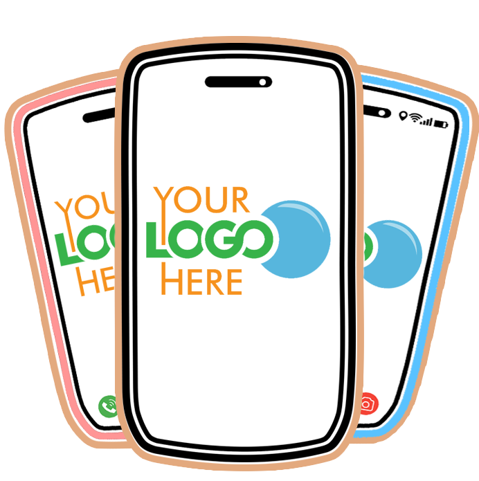 Cellphone Logo Cookies
