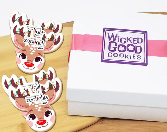 Reindeer Logo Cookie Gift Box