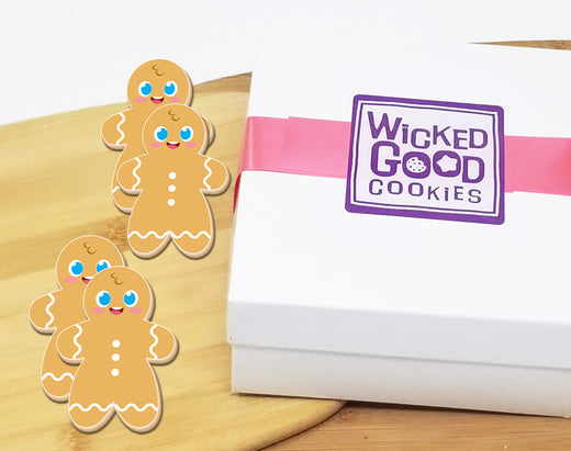 Gingerbread Man Cookie Gift Box