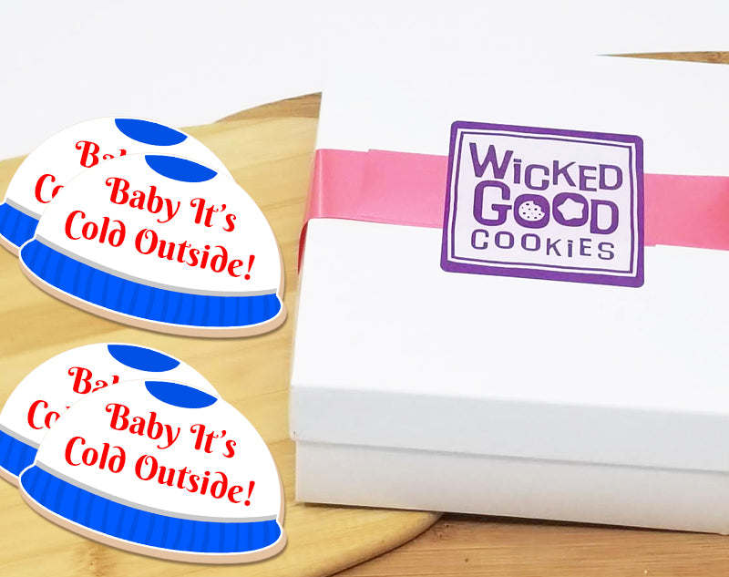 Winter Hat Cookie Gift Box