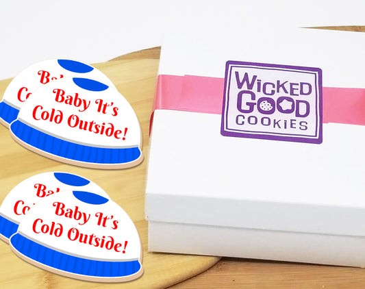 Winter Hat Cookie Gift Box