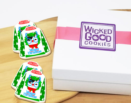 Ugly Sweater Cookie Gift Box