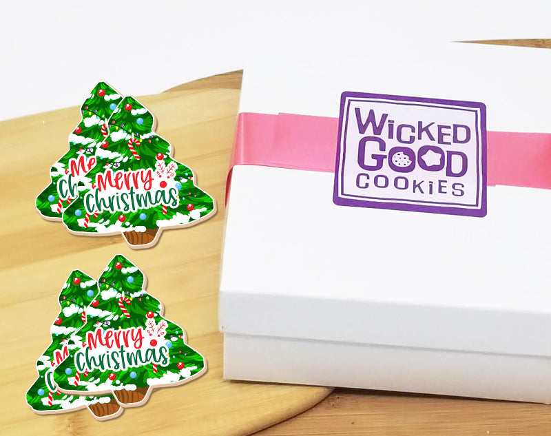 Snowy Tree Cookie Gift Box