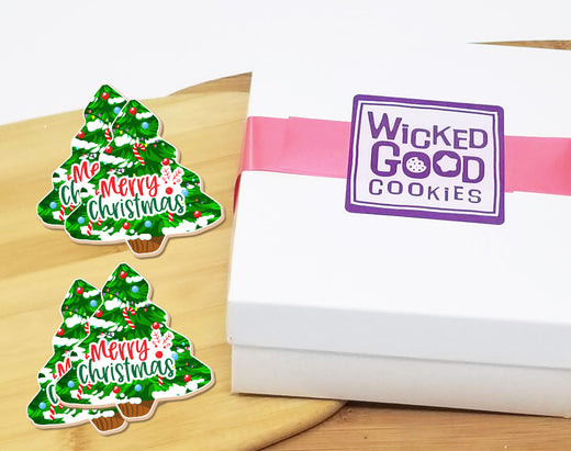 Snowy Tree Cookie Gift Box