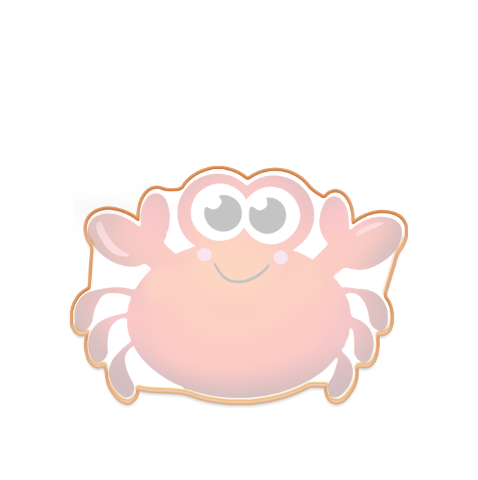 Crab Logo Cookies