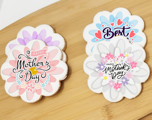 Mother's Day Daisy Sugar Cookies