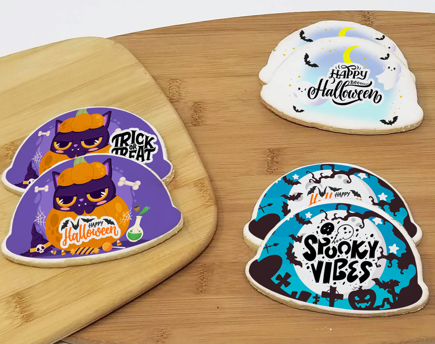 Halloween Scene Sugar Cookies