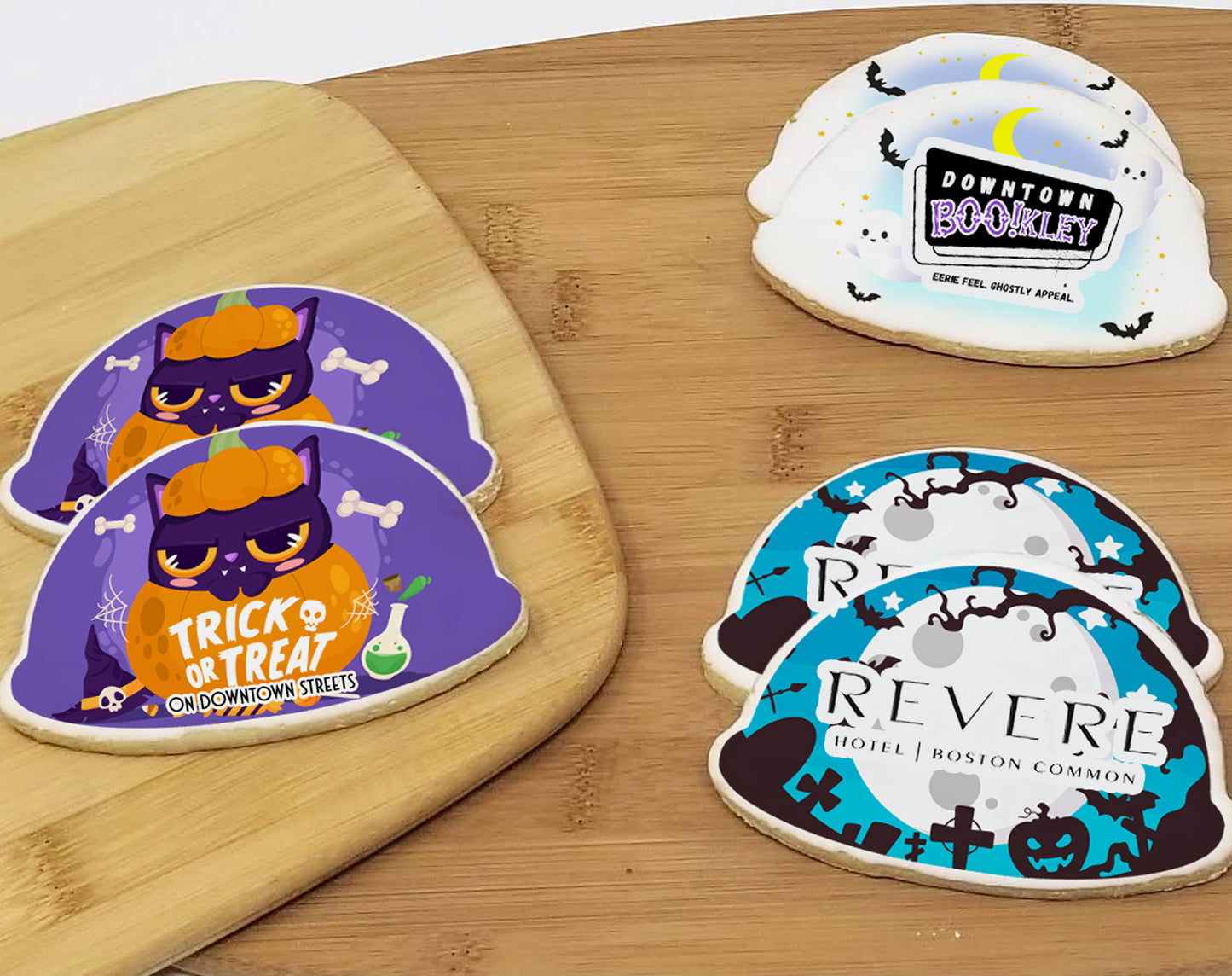 Halloween Scene Logo Sugar Cookies