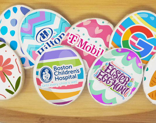 Easter Egg Logo Sugar Cookies