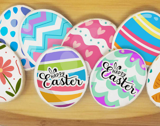 Easter Egg Sugar Cookies