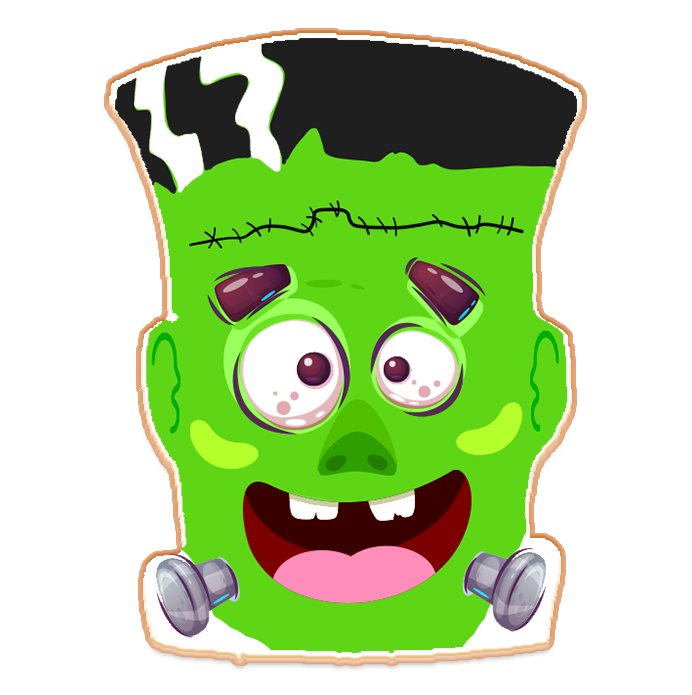 Frankenstein Cookies