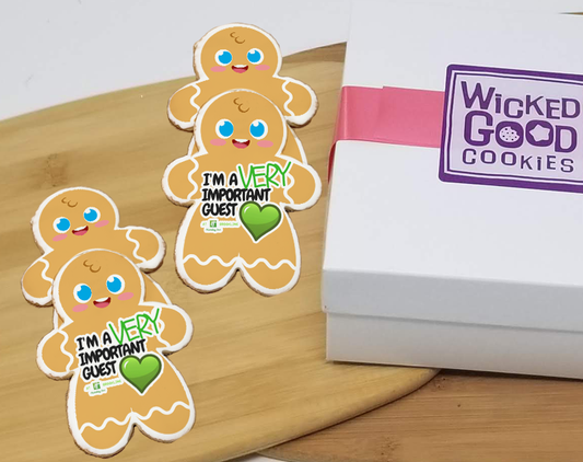 Gingerbread Man Logo Cookie Gift Box