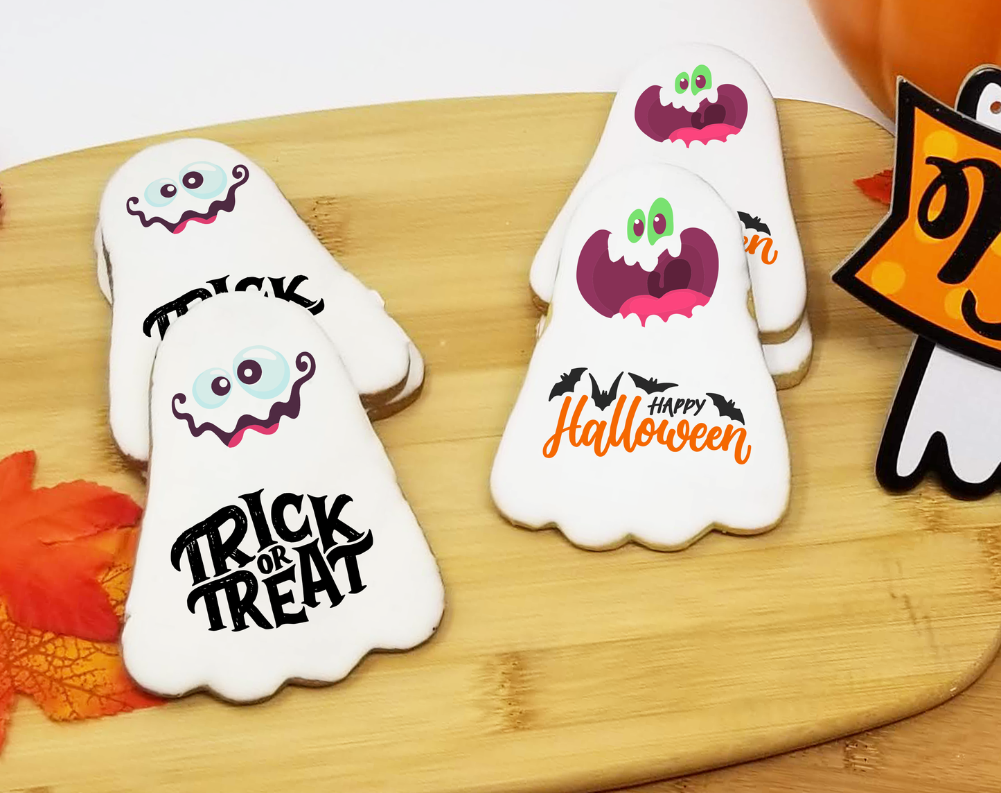 Ghost Sugar Cookies