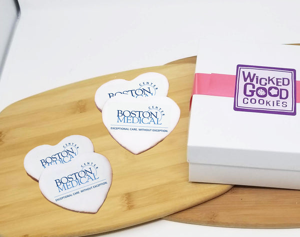 3" Heart Logo Sugar Cookie Gift Box