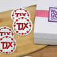 Valentine's Day Round Logo Sugar Cookie Gift Box