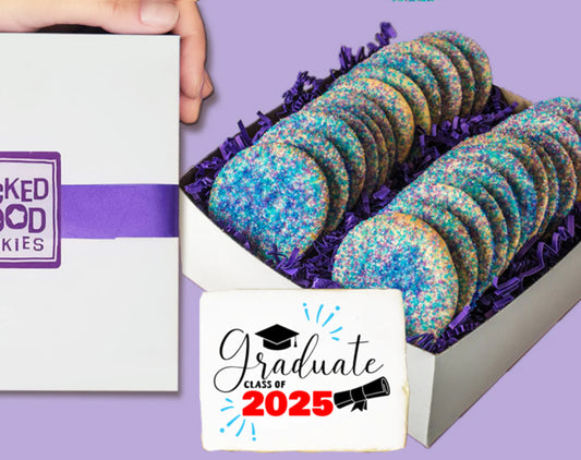 Graduation Sugar Sprinkle Cookie Gift Box
