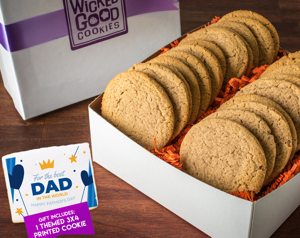 Father's Day Snickerdoodle Cookie Gift Box