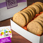 New Year Snickerdoodle Cookie Gift Box w/ 3x4 Rectangle Logo Cookie