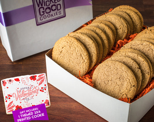 Valentine's Day Snickerdoodle Cookie Gift Box
